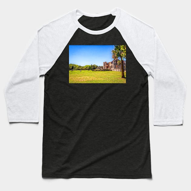 Wild Horses at Cumberland Island National Seashore Baseball T-Shirt by Gestalt Imagery